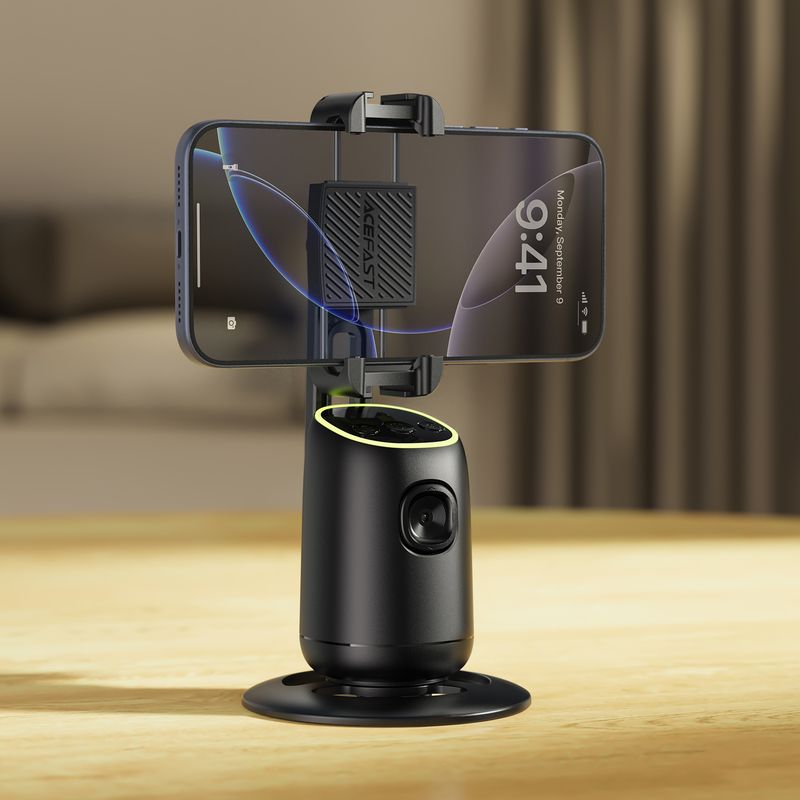 Смарт-штатив ACEFAST E44 360-degree AI intelligent follow-up PTZ Black