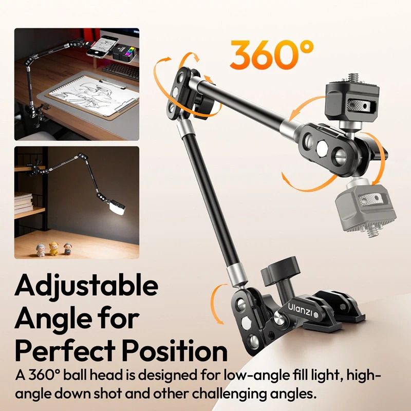 Штатив-тримач Ulanzi CO78 Magic Arm Kit(Super Clamp &amp; Two-Section Magic Arm Kit)