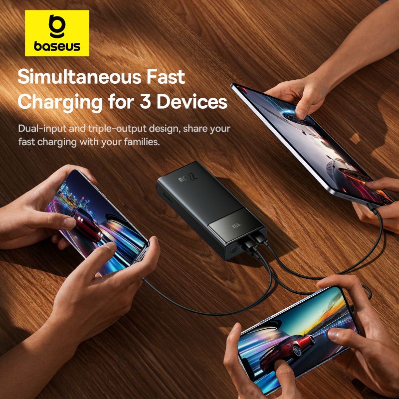 Зовнішній акумулятор Baseus EnerFill FP41 Power Bank 30000mAh 22.5W Cosmic Black