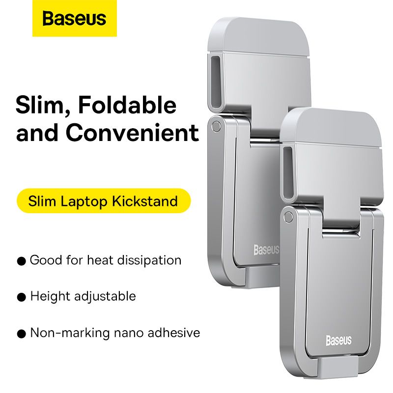 Підставка для ноутбука Baseus Slim Laptop Kickstand （2pcs）Silver