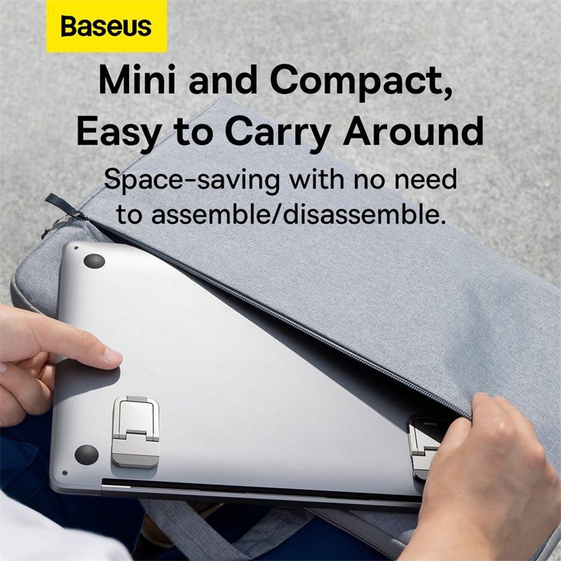 Підставка для ноутбука Baseus Slim Laptop Kickstand （2pcs）Silver