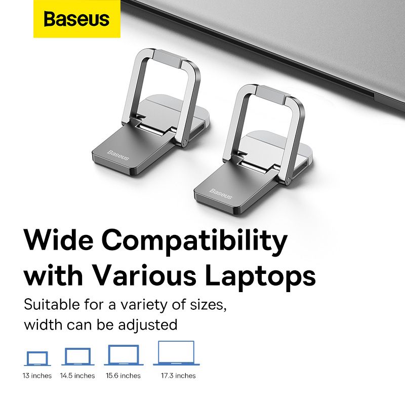 Підставка для ноутбука Baseus Slim Laptop Kickstand （2pcs）Silver