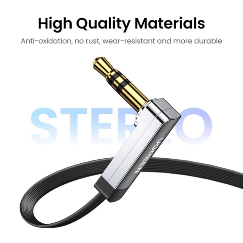 Аудіокабель UGREEN AV119 3.5mm Male to 3.5mm Male Cable 2m Black