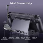 Док-станція UGREEN CM800 9in1 USB-C Output：1×DP, 1×USB-C, 3×USB-A, 1×RJ45, 1×SD Card Slot, 1×TF Card Slot Space Gray