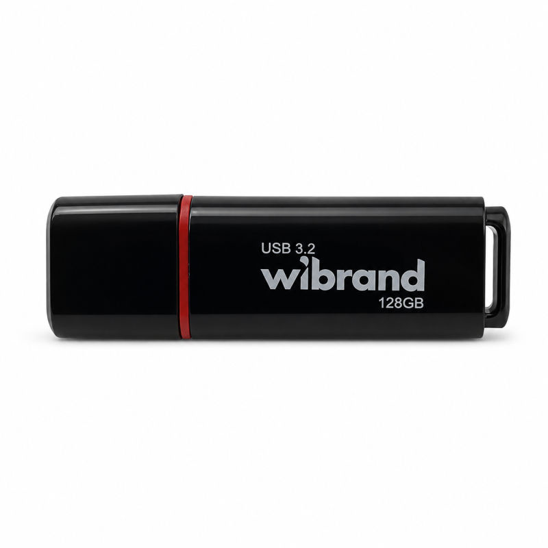 Флеш-накопичувач Wibrand USB 3.2 Gen1 Scarab 128GB Black