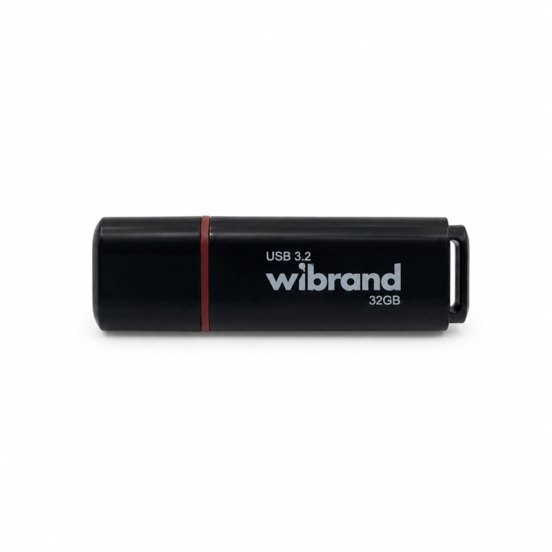 Флеш-накопичувач Wibrand USB 3.2 Gen1 Scarab 32GB Black