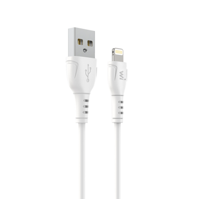 Кабель Wibrand Boa PVC charging data cable for iP 1m White