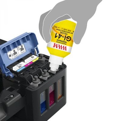 Чорнило WWM Canon GI-41 для Pixma G2420/3420 190г Yellow (KeyLock) (G41Y)