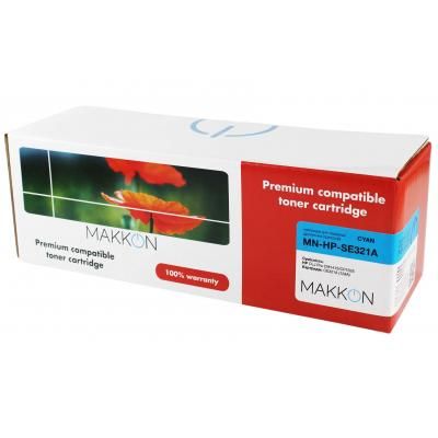 Картридж Makkon HP CLJP CE321A (128A) (SE321A) 1.3k cyan (MN-HP-SE321A)