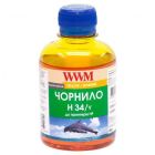 Чорнило WWM HP № 22/134/136 (8766/9361) yellow (H34/Y)