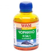 Чорнило WWM HP № 22/134/136 (8766/9361) yellow (H34/Y)