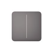 Кнопка для двоклавішного вимикача Ajax SoloButton (2-gang) Grey