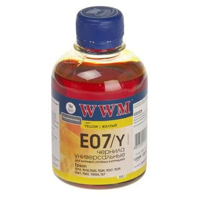 Чорнило WWM EPSON Stylus Universal Yellow (E07/Y)