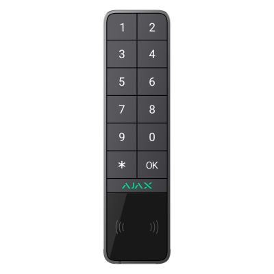 Бездротова клавіатура Ajax KeyPad Outdoor Jeweller Graphite (99969.286.GP1)