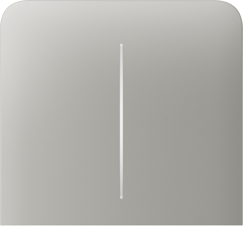Бічна кнопка для двоклавішного вимикача Ajax SideButton (2-gang) vertical Oyster