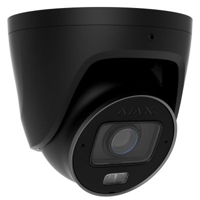 Дротова IP-камера відеоспостереження Ajax TurretCam HLVF (5 Mp) Black (126280.197.BL1)