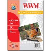 Фотопапір WWM A3 (G180.A3.20)