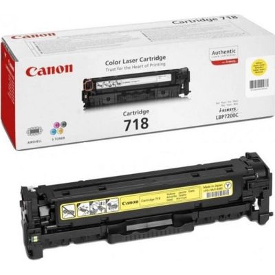 Картридж Canon 718 LBP-7200/ MF-8330/ 8350 yellow (2659B002/2659B014)