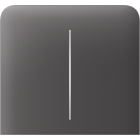 Бічна кнопка для двоклавішного вимикача Ajax SideButton (2-gang) vertical Grey