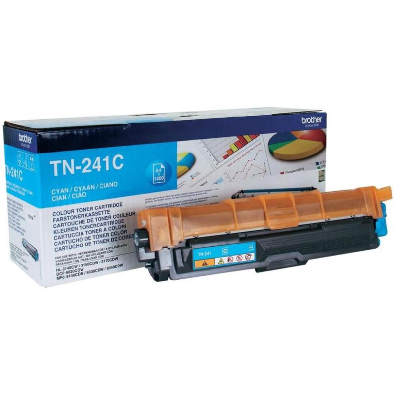 Картридж Brother TN241C для DCP-9020CDW, HL-3140CW cyan (TN241C)