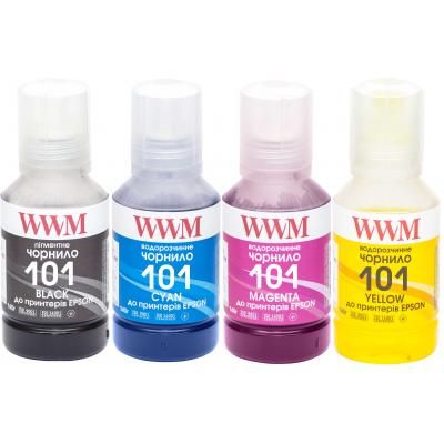 Чорнило WWM EPSON L4150/4160, 4х140г B/C/M/Y (E101SET4)
