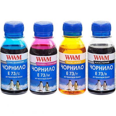 Чорнило WWM EPSON CX3700/TX119/TX419/TX209 B/C/M/Y SET (E73SET-2)