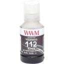 Чорнило WWM Epson L11160/6490 №112 140г Black pigmented (E112BP)