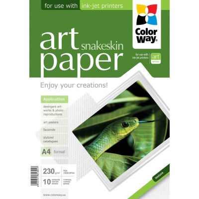 Фотопапір ColorWay A4 ART (ПГА230-10) 230г, 10ст (PGA230010PA4_OEM)