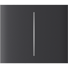 Центральна кнопка для двоклавішного вимикача Ajax CenterButton (2-gang) vertical Graphite