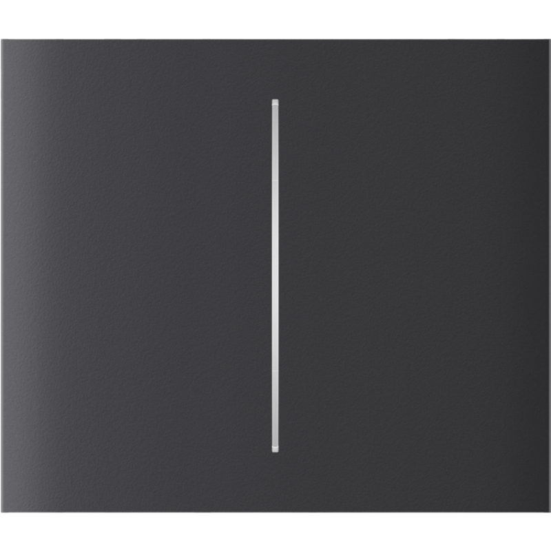 Центральна кнопка для двоклавішного вимикача Ajax CenterButton (2-gang) vertical Graphite