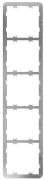 Рамка для 5-х вимикачів/розеток Ajax Frame (5 seats) vertical